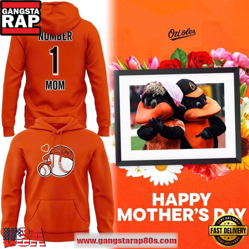 Baltimore Orioles Happy Mother’s Day 2026 Unisex Hoodie