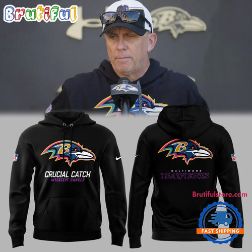 Baltimore Ravens 2024 NFL Crucial Catch Limited New Hoodie