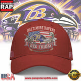 Baltimore Ravens NFL RED Friday Classic Cap Hats