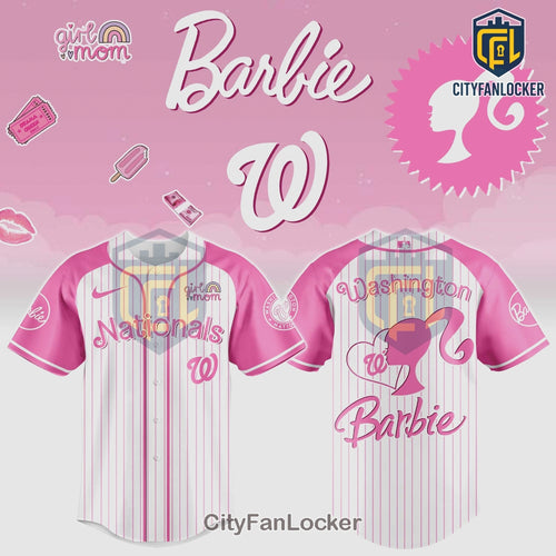 Barbie x Washington Nationals Limited Edition Jersey