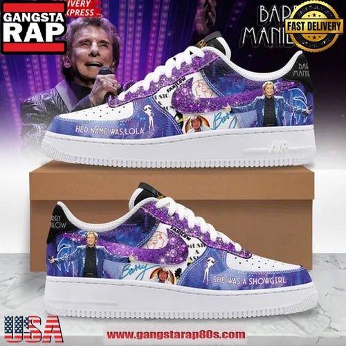 Barry Manilow Limited Edition Air Force 1 Sneakers Shoes