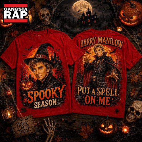 Barry Manilow Witch Hat Pumpkin Moon Halloween Nights and Spooky Season 3D Shirt , Music Trending 3D Shirt