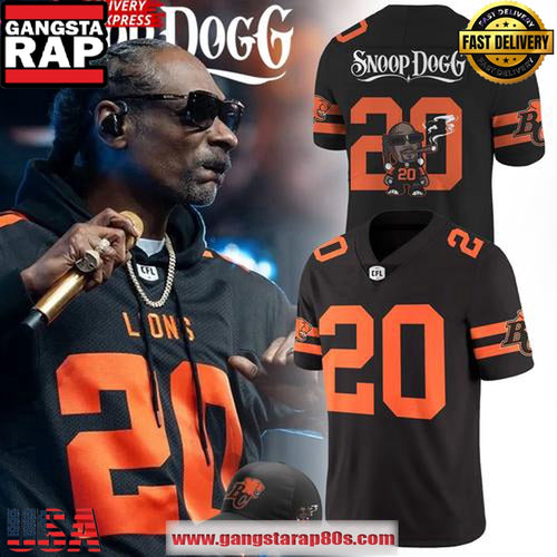 BC LIONS Snoop Dogg Concert 2025 Custom Football Jersey