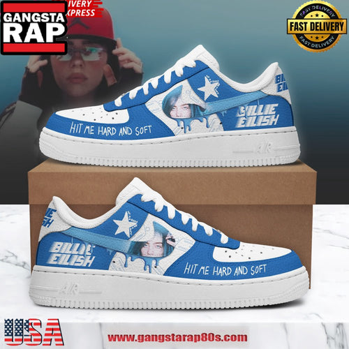 Billie Eilish Hit Me Hard And Soft Air Force 1 Running Sneakers Shoes
