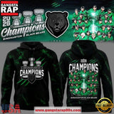 Binghamton Black Bears Commissionners Cup 2026 Champions Locker Room Trophy Unisex Hoodie