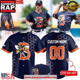 Binghamton Rumble Ponies B-Mets Night On-Field Custom Baseball Jersey Shirt