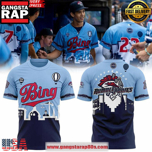 Binghamton Rumble Ponies Independence Day 2025 T Shirt