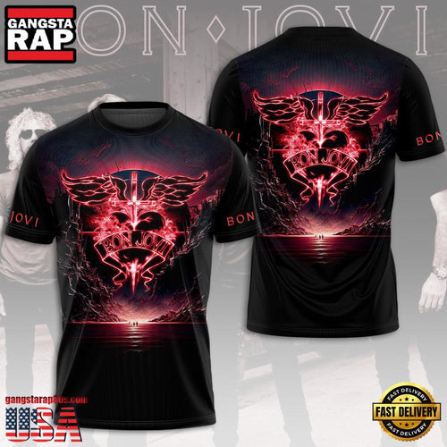 Bon Jovi Band Members Retro Style Unisex T Shirt