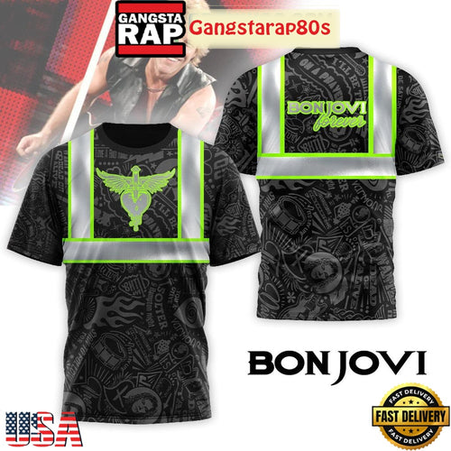 Bon Jovi Forever Hi Vis Safety 3D Shirt