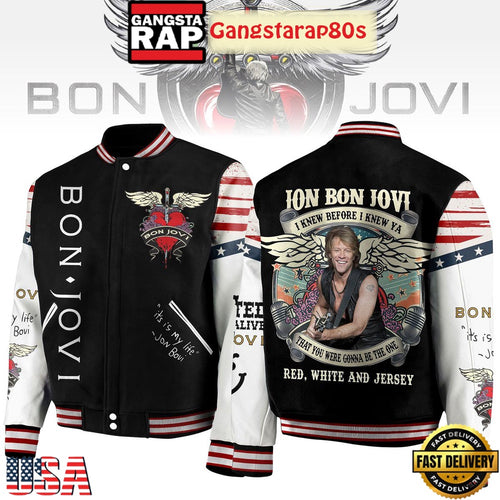 Bon Jovi It’s Is My Life Special Edition Baseball Jacket