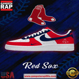 Boston Baseball Nike Air Force 1 Sneakers Shoes