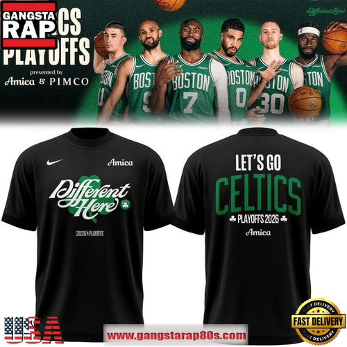 Boston Celtics Different Here Playoffs 2026 Limited Edition T-Shirt