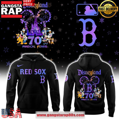 Boston Red Sox Disneyland 70th Magical Years Special Unisex Hoodie