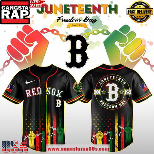 Boston Red Sox Juneteenth Day 2025 Special Baseball Jersey Shirt