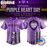 Boston Red Sox Purple Heart Day Baseball Jersey