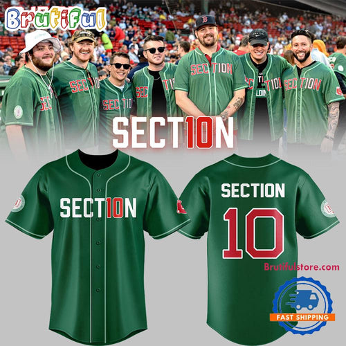 Boston Red Sox Section 10 Is Back In The Building New Design Jersey Shirt