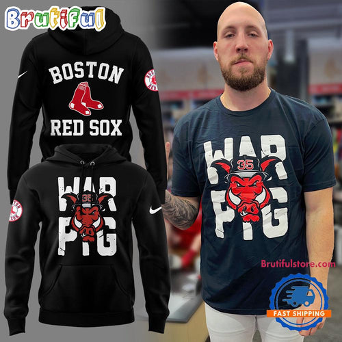 Boston Red Sox War Pig 35 2025 Hoodie Shirt