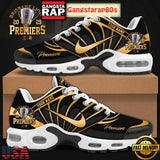 Brisbane Lions AFL 2025 Premiers Black Custom Air Max Plus Shoes Running Sneakers