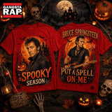 Bruce Springsteen Halloween Moon Jack O Lantern Spooky Season 3D Shirt , Music Trending 3D Shirt