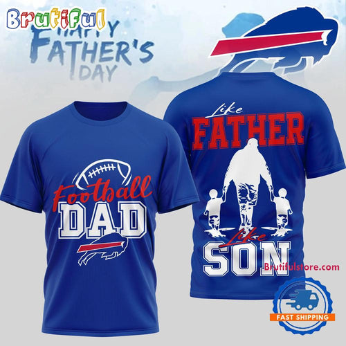 Buffalo Bills 2026 NFL Happy Father Day New Design 3D T Shirt