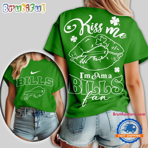 Buffalo Bills 2026 NFL Kiss Me St. Patricks Day All Over Print Shirt