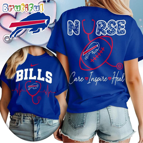Buffalo Bills 2026 NFL Nurse Care Inspire Heal Unisex 3D Shirt