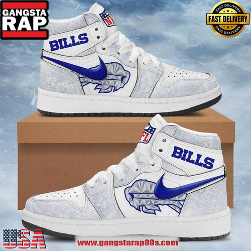 Buffalo Bills 2026 Rivalries Cold Front Air Jordan 1 Sneakers Shoes-Pattern