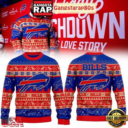 Buffalo Bills Holiday Christmas 2025 Ugly Xmas Sweater