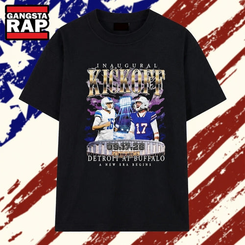 Buffalo Bills Inaugural Kickoff Detroit at Buffalo A New Era Begins T Shirt