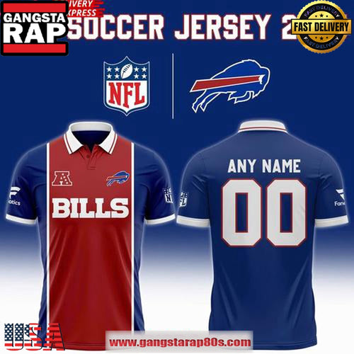 Buffalo Bills NFL 2025 Custom Edition Polo Shirt