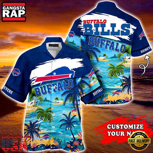 Buffalo Bills NFL Custom Name New Design Hawaiian Shirt