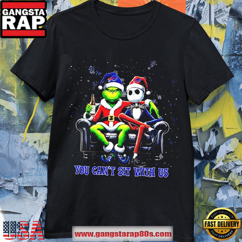 Buffalo Bills X The Grinch And Jack Skellington Christmas 2025 Shirt