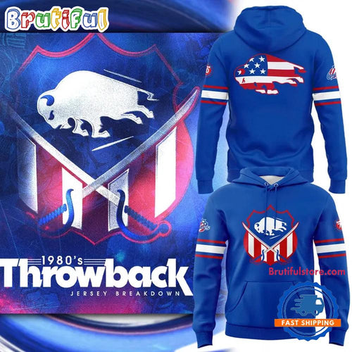 Buffalo Sabres 1980 Throwback Hoodie Shirt