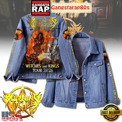 Burning Witches & Kings 2026 Tour Denim Jacket