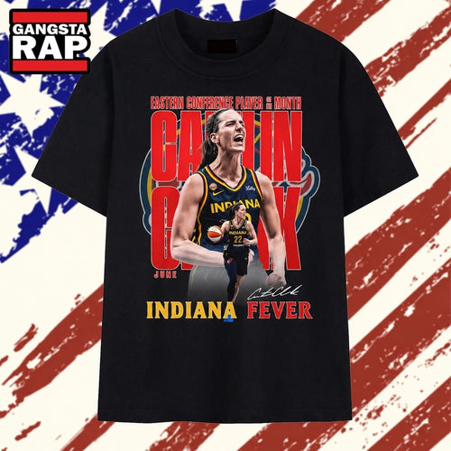 Caitlin Clark Player Of The Month Indiana Fever WNBA T Shirt