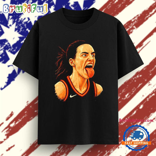 Caitlin Clark Tongue Defeat New York Liberty vs Indiana Fever WNBA 2025 T Shirt