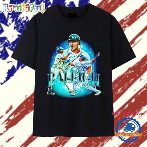 Cal Raleigh Seattle Mariners Baseball Signature Graphic T Shirt