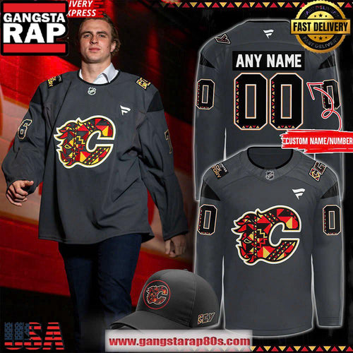 Calgary Flames Black History Month 2025 Hockey Jersey