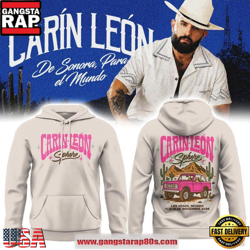 Carín León Sphere Tour 2026 Limited Edition Hoodie