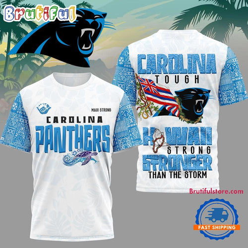 Carolina Panthers 2026 NFL Hawaii Strong Limited Edition 3D Shirt