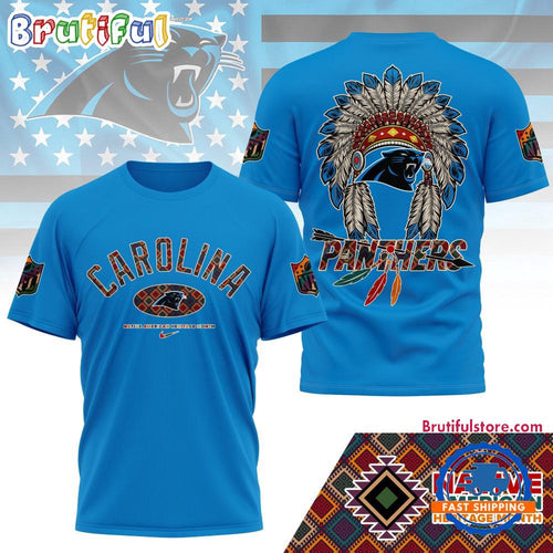 Carolina Panthers Native American Heritage Month 3D Shirt