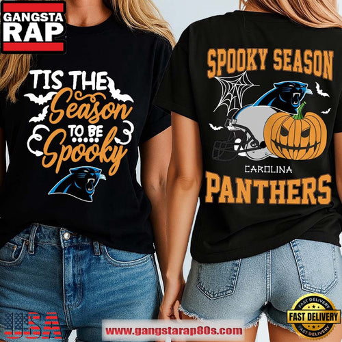 Carolina Panthers NFL Spooky Season Halloween Women’s T Shirt