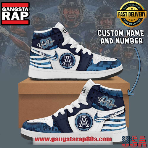 CFL Toronto Argonauts Custom Limited Edition Air Jordan 1 Sneakers Shoes
