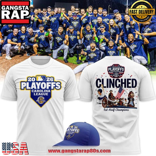 Charleston RiverDogs 2026 Carolina League Playoffs T Shirt
