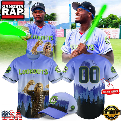 Chattanooga Lookouts Star Wars Limited Premium Edition Baseball Jersey