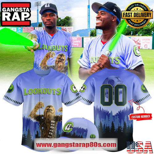 Chattanooga Lookouts x Star Wars 2025 Custom Baseball Jersey
