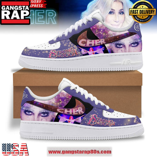 Cher Strong Enough Limited Edition Air Force 1 Sneakers Shoes
