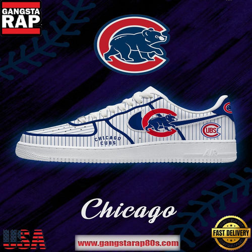 Chicago Baseball New Design Nike Air Force 1 Sneakers Shoes