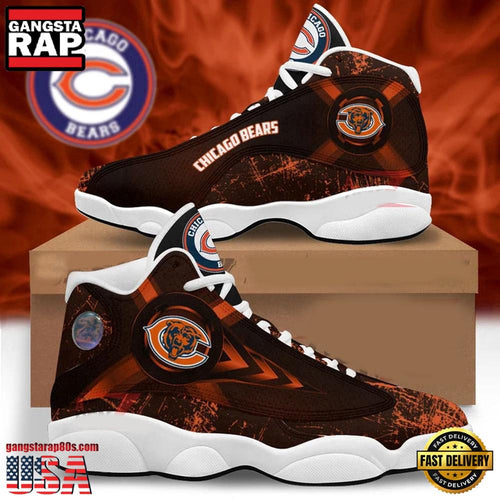 NFL Chicago Bears New Design Air Jordan 13 Running Sneakers Shoes For Fans