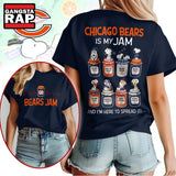 Chicago Bears NFL Jam Snoopy Peanuts Football Fan 3D Shirt, Football New Design Shirt